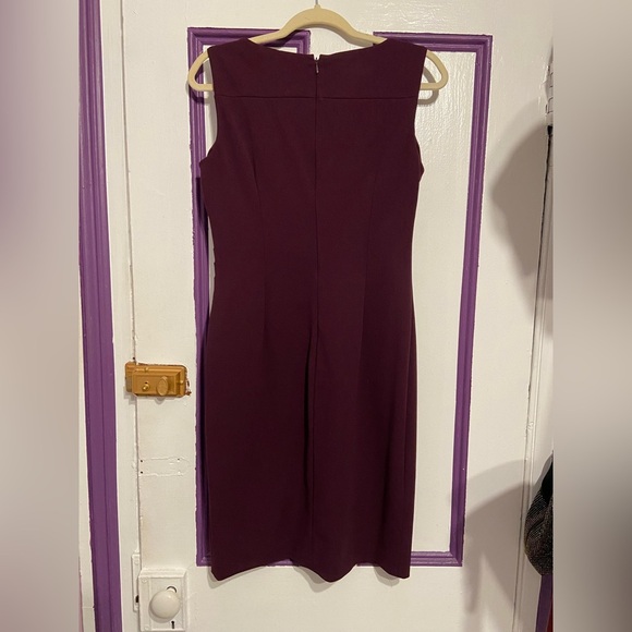 Calvin Klein Plum Sheath Dress – Size 8 - Picture 4 of 4